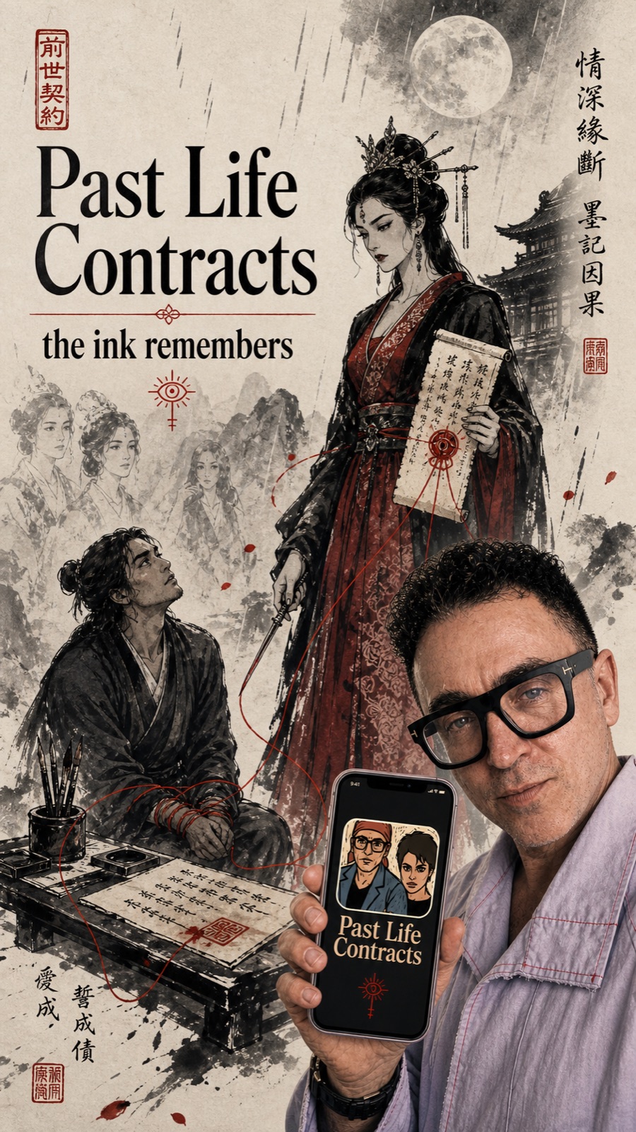 The ink remembers — Ink Wash poster