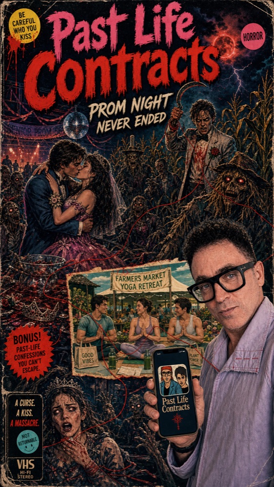 Prom night never ended — slasher poster